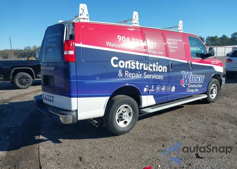 2023 Chevrolet Express Cargo Rwd 2500 Regular Wheelbase Wt z USA, uszkodzony, nr VIN 1GCWGAFP1P1133094